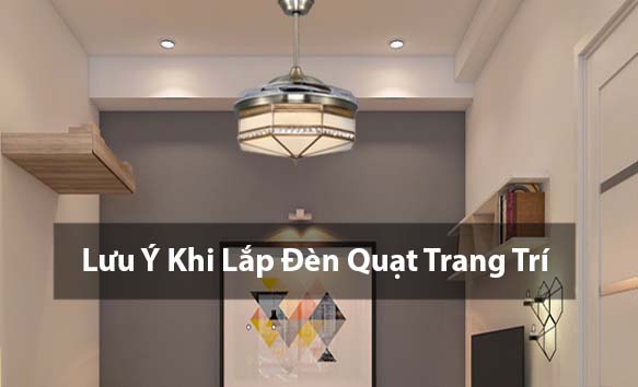 den quat trang tri