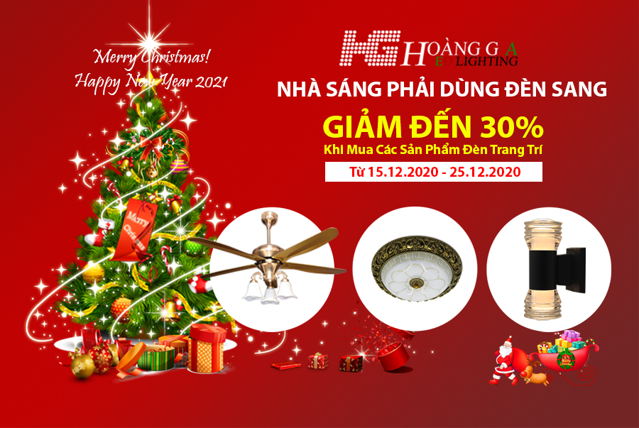 Khuyến mãi giáng sinh ưu đãi lên đến 30%