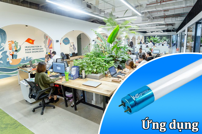 Ứng dụng đèn tuýp led TU12_22T8